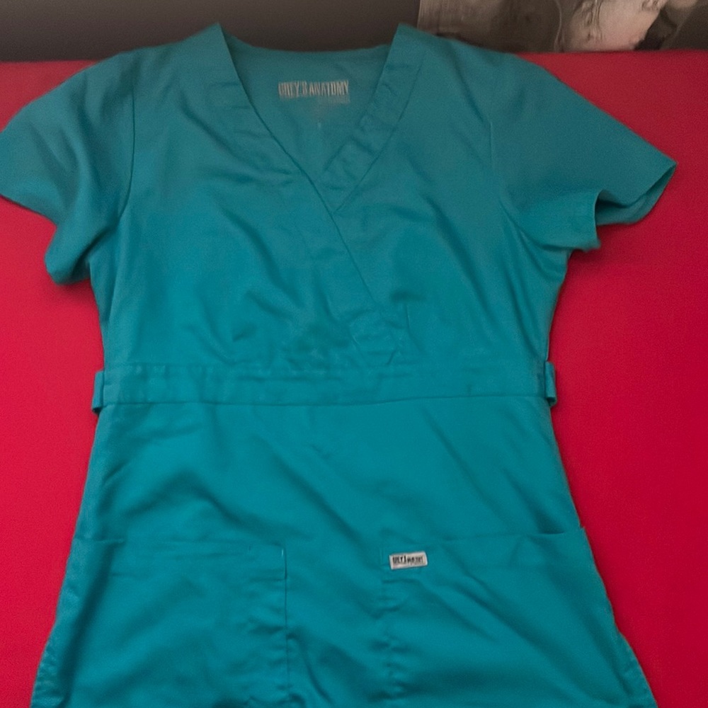 Grey’s Anatomy Mock Wrap Scrub Top